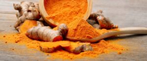 Turmeric spice. 